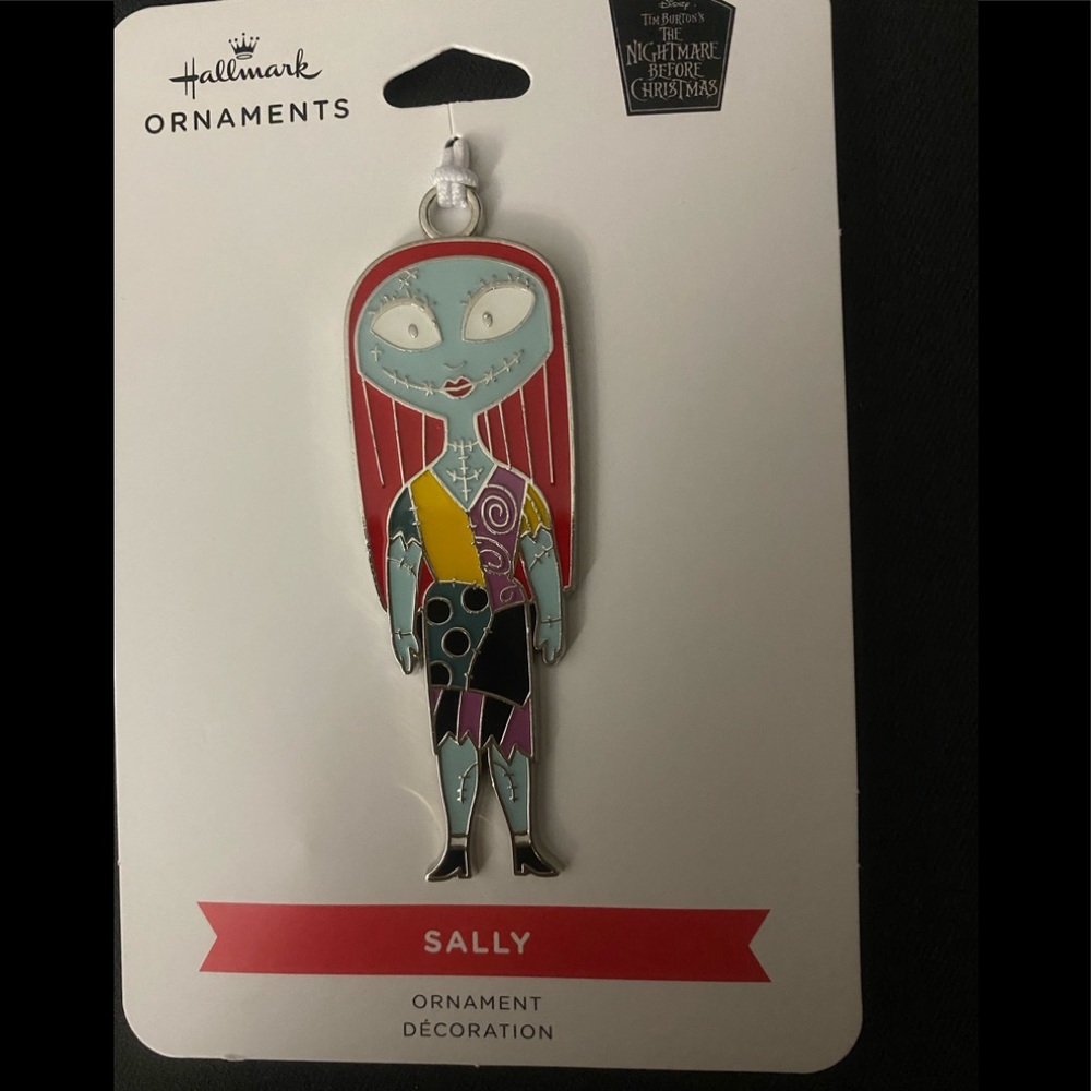 NWT. 2021 Hallmark Flat Metal Sally Ornament